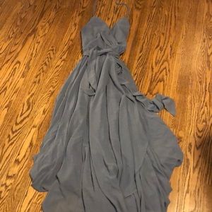 Amsale formal halter dress